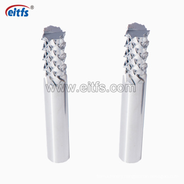 Customized Non Standard Carbide 2 Flute Corn Tooth CNC Tools for Carbon Fiber